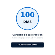 Garantía de satisfacción de 100 días y envío gratis a México